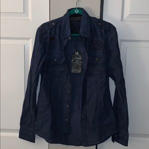 Affliction new button down